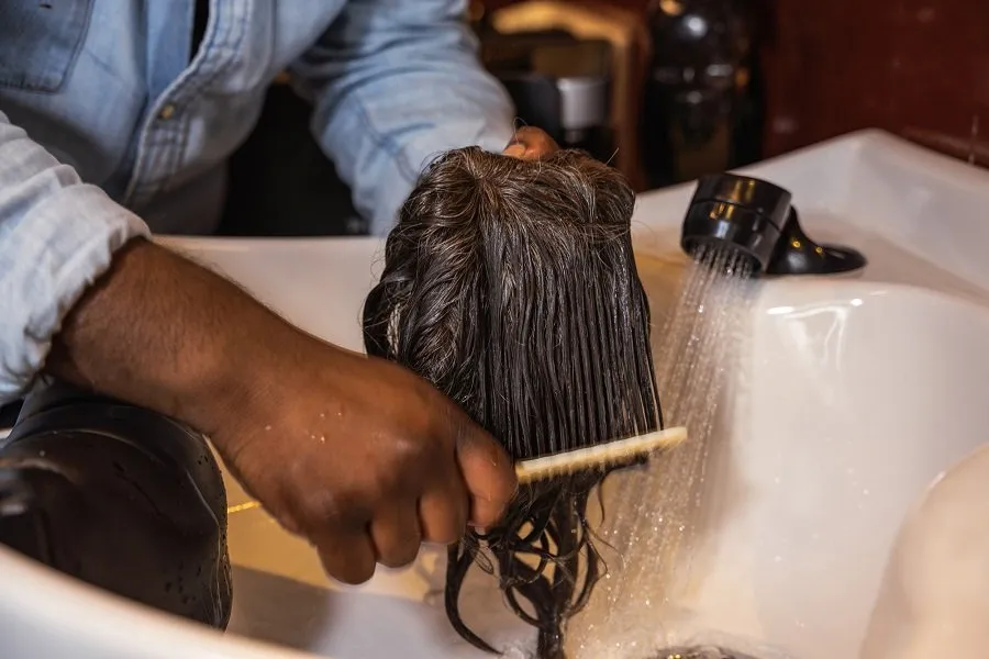 Washing a Hair Replacement System Top London Salon